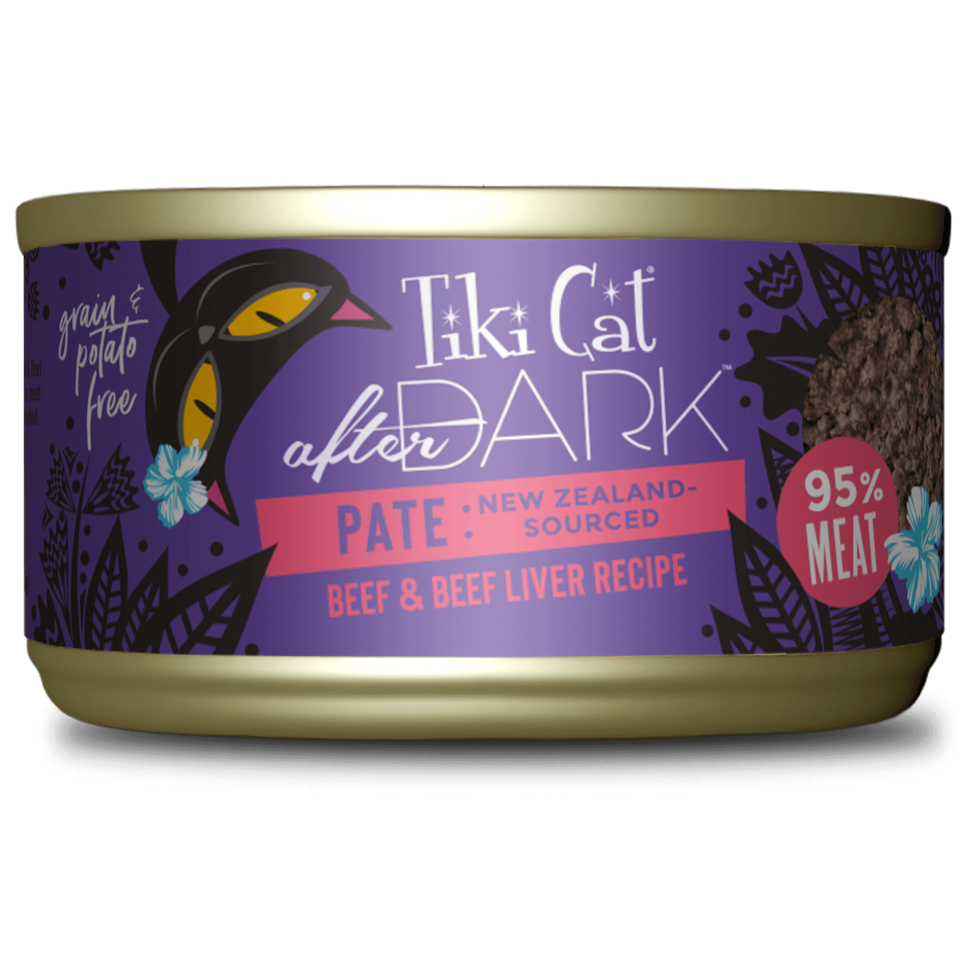 Tiki Cat - After Dark - Beef & Beef Liver Pate | Cat Wet Food
